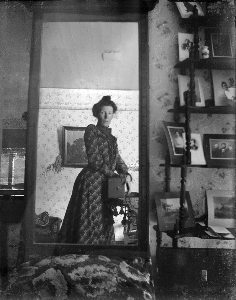 Selfie zrobione w ok. 1900 roku