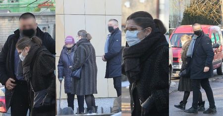 Bogobojna Krystyna Pawłowicz gna do kościoła w asyście ochroniarza (ZDJĘCIA)