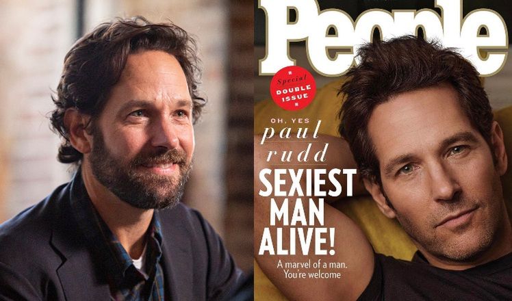 Paul Rudd najseksowniejszym mężczyzną według magazynu "People"