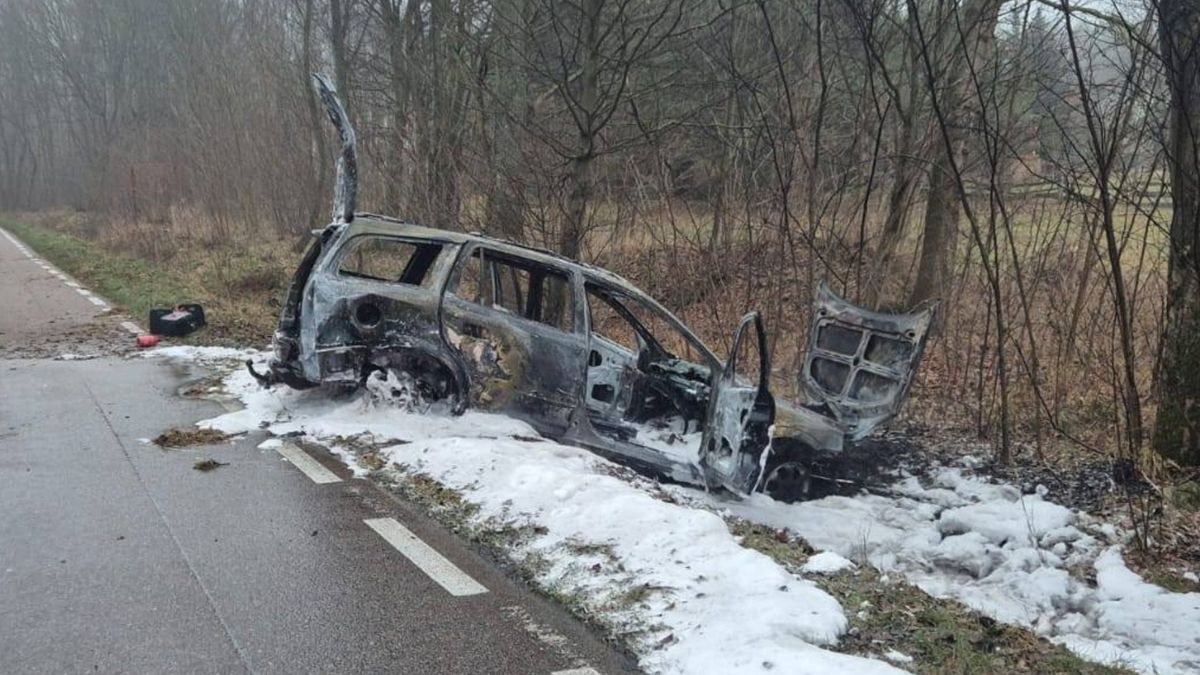 Groźne zdarzenie w powiecie płońskim
