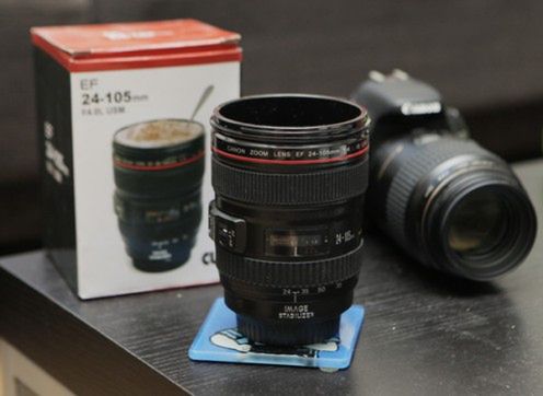 Kubek na kawę Canon 24-105 mm f/4 do kupienia na eBay 1