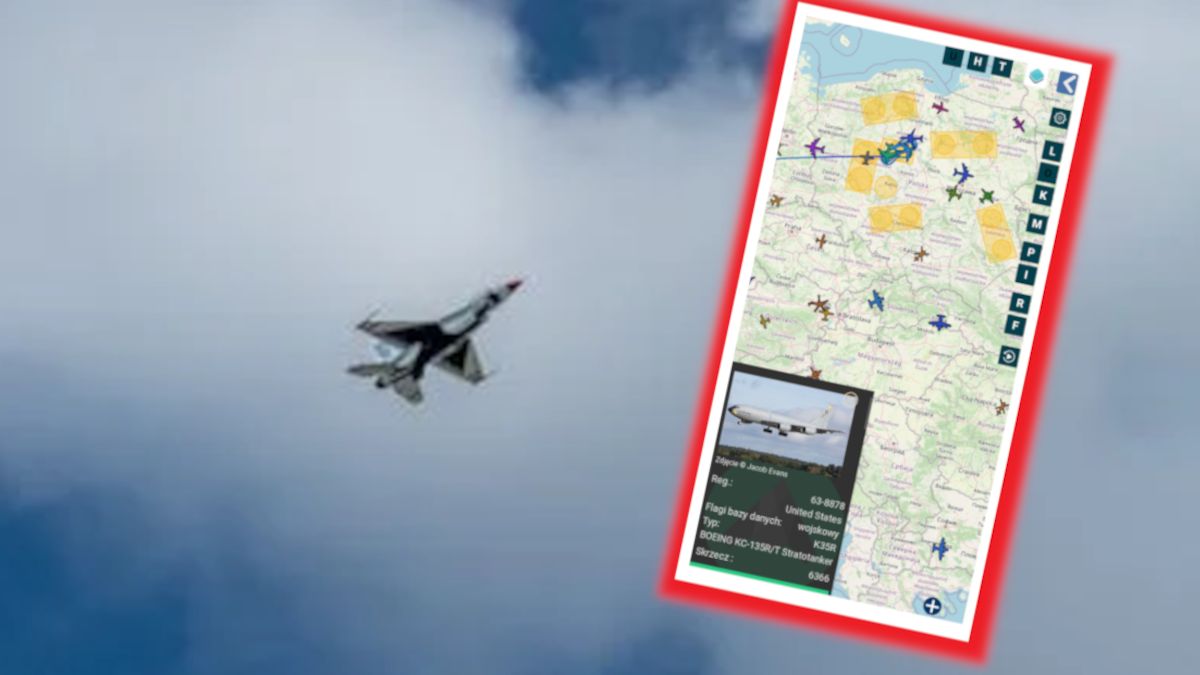 Samoloty nad Polską.