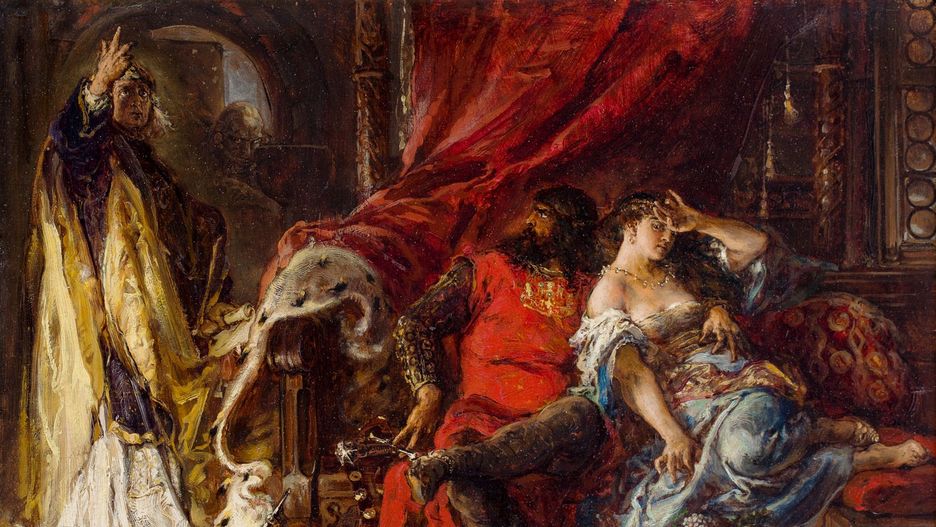 Jan Matejko, "Św. Stanisław karcący Bolesława Śmiałego" (1877)