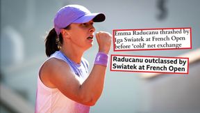 Brytyjczycy po meczu Świątek piszą o "deklasacji"