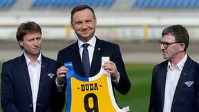 Andrzej Duda z wizytą na stadionie Unii Leszno (galeria)