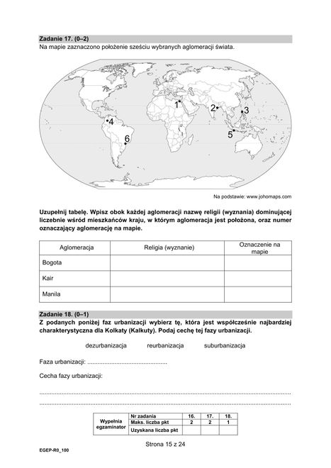 Matura 2021 z geografii. Arkusze CKE