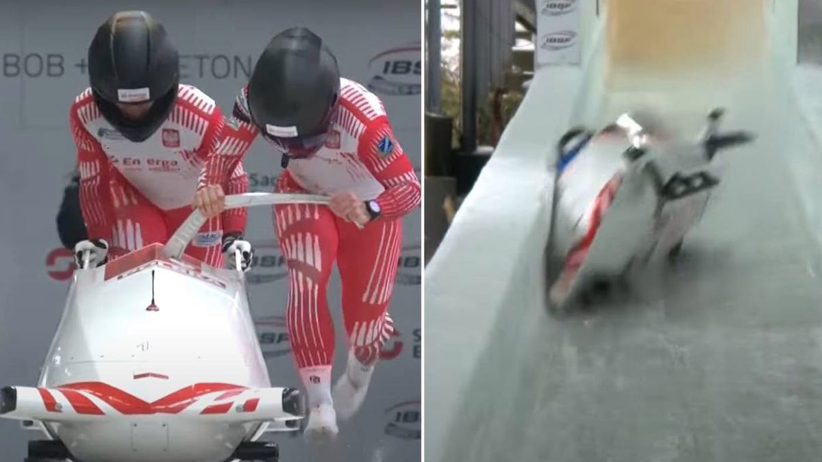 YouTube / IBSF Bobsleigh and Skeleton / Wypadek polskich bobsleistek w Pucharze Świata