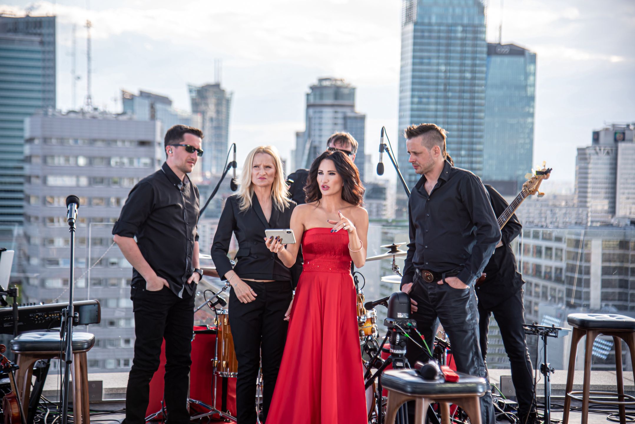 Justyna Steczkowska zagrała koncert na dachu