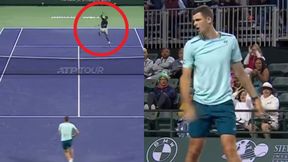 Swoją grą doprowadził Hurkacza do frustracji. Polak aż rzucił rakietą (wideo)