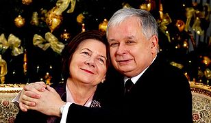 Lech Kaczyński wraz ze swoją żoną, Marią Kaczyńską