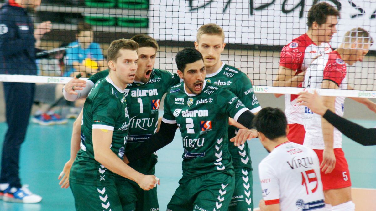 Newspix / Mateusz Bosiacki / Na zdjęciu: siatkarze Aluronu Virtu CMC Zawiercie