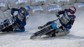 Ice speedway: Grzegorz Knapp wciąż walczy ze sprzętem. Słabe czasy pozostałych