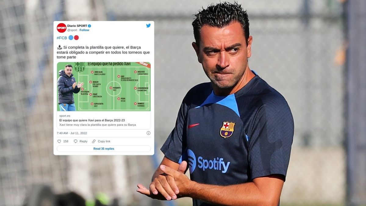 Getty Images / Twitter / Wymarzony skład Xaviego