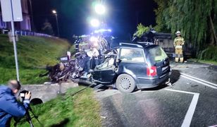Koszmarny wypadek. Kierowca nie miał szans