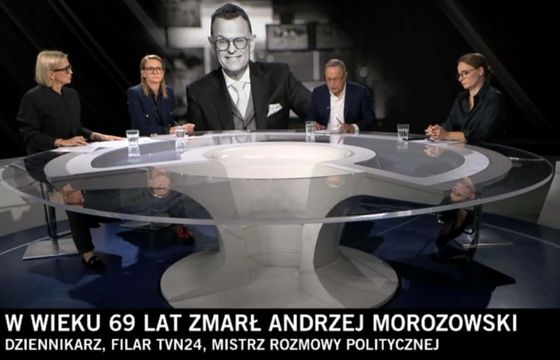 Dziennikarze TVN wspominają Andrzeja Morozowskiego. Pożegnania także od polityków