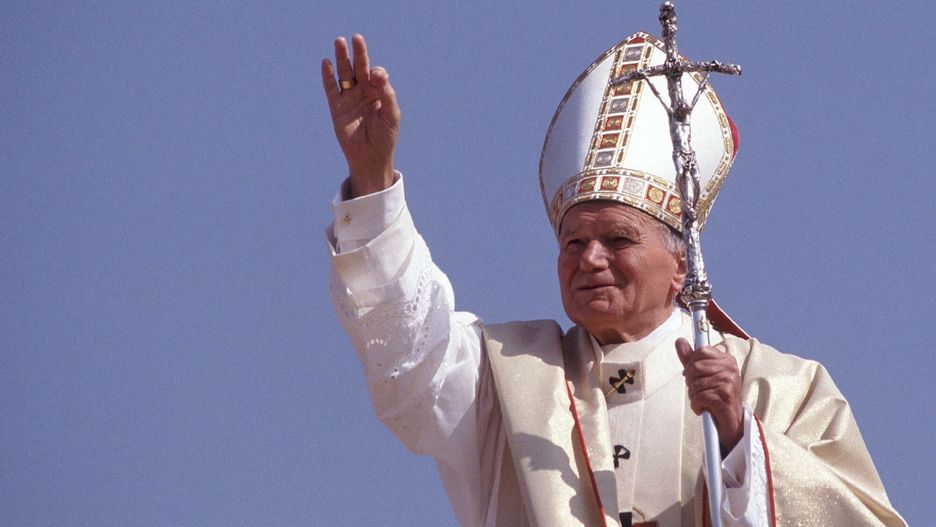 Jan Paweł II na pielgrzymce do Polski w 1991 r.