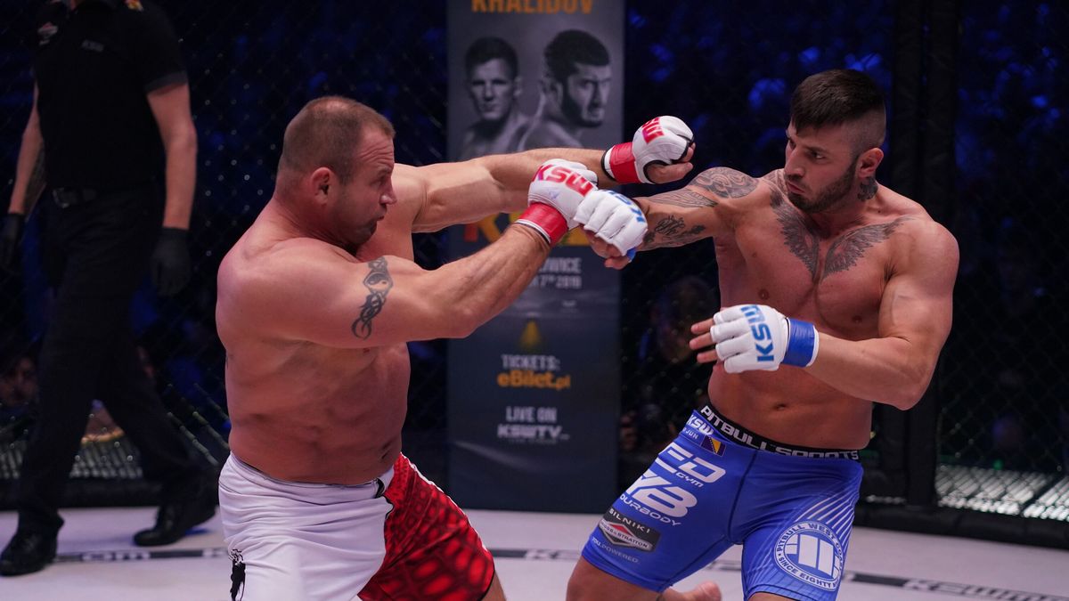 Materiały prasowe / KSW / Na zdjęciu: walka Mariusz Pudzianowski - Erko Jun