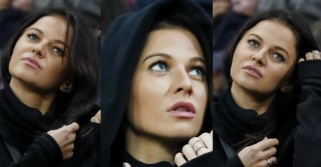 Przejęta Lewandowska kibicuje mężowi (ZDJĘCIA)