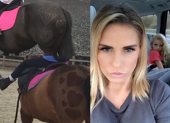 Katie Price wycina wzorki na... koniach! "Teraz są piękniejsze!"