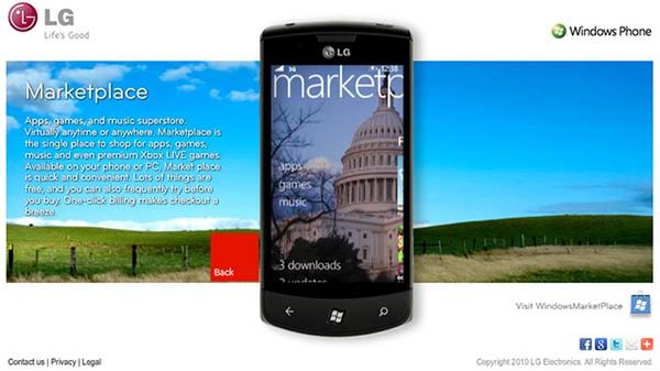 Symulator LG Optimus 7 dla każdego 1