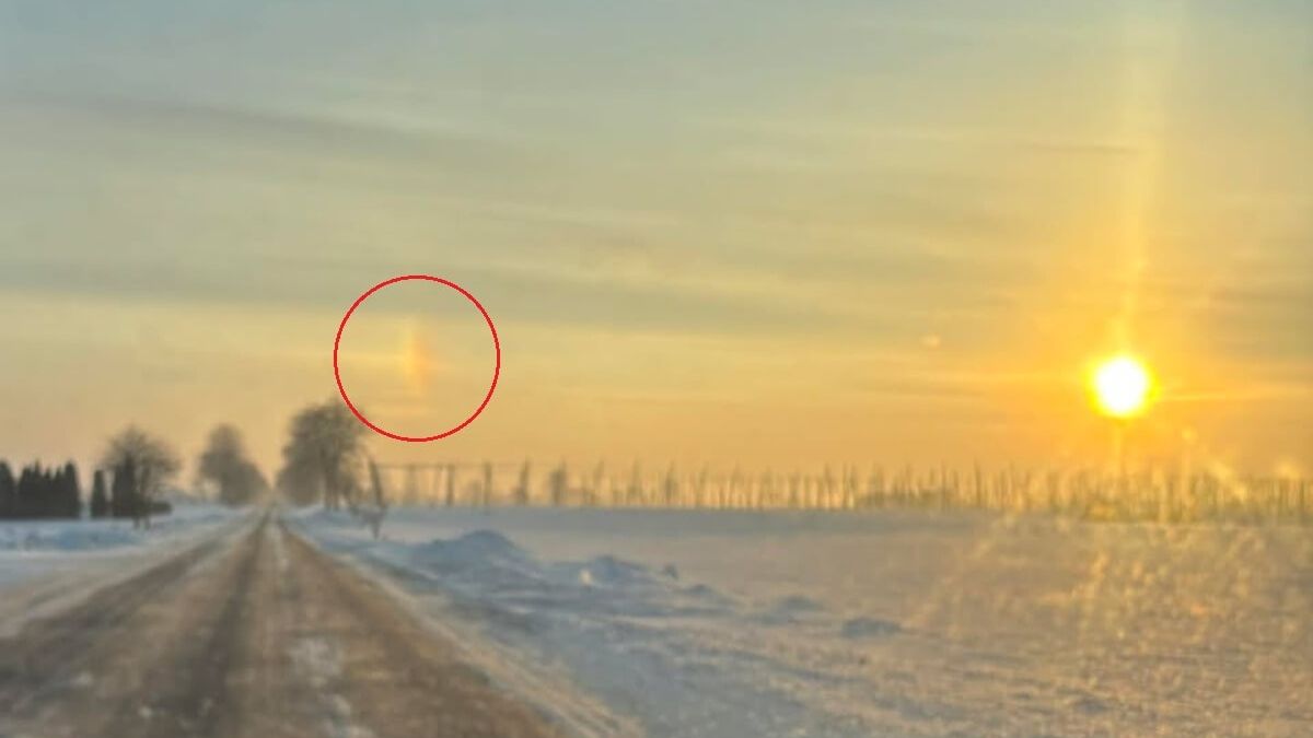 Zjawisko słońca pobocznego zaobserwowane nad Lubelszczyzną