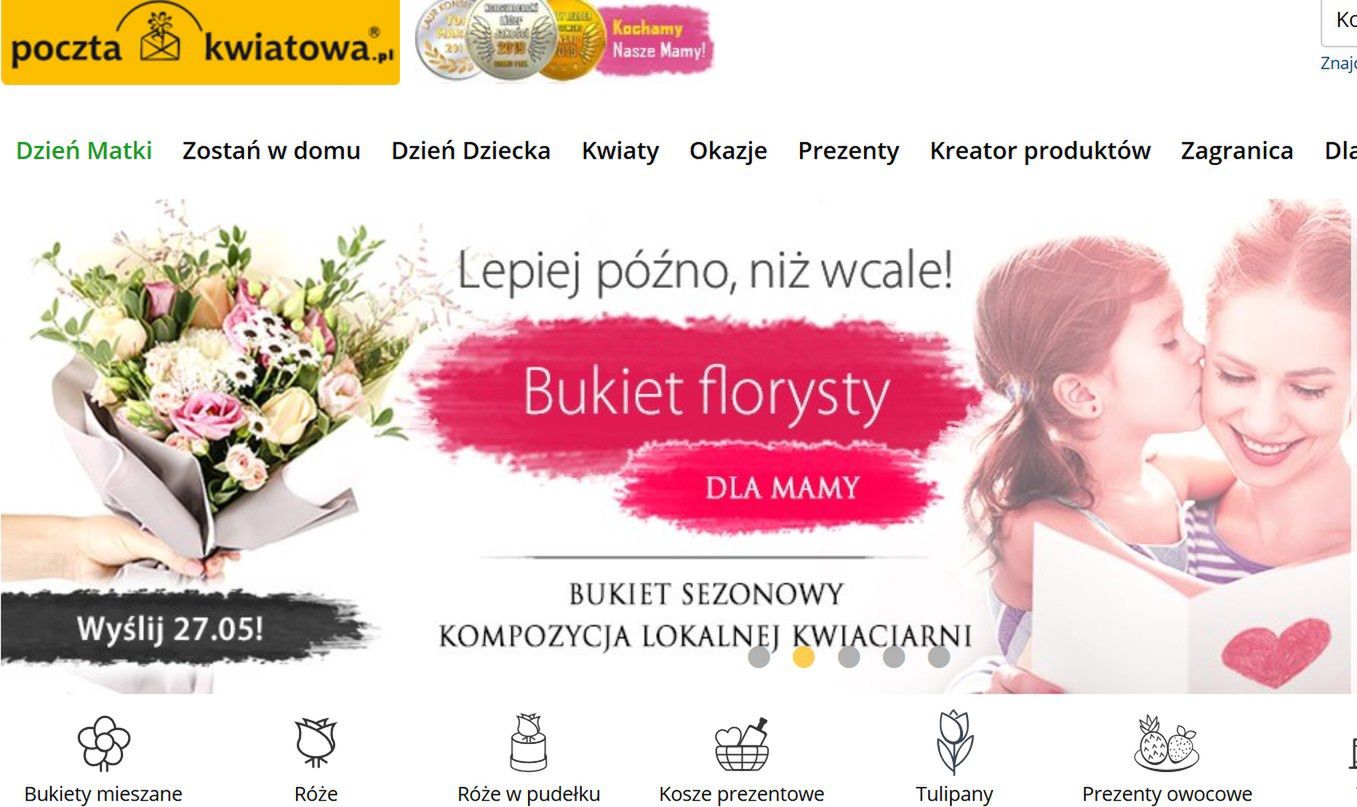 Poczta Kwiatowa znów nie dała rady.