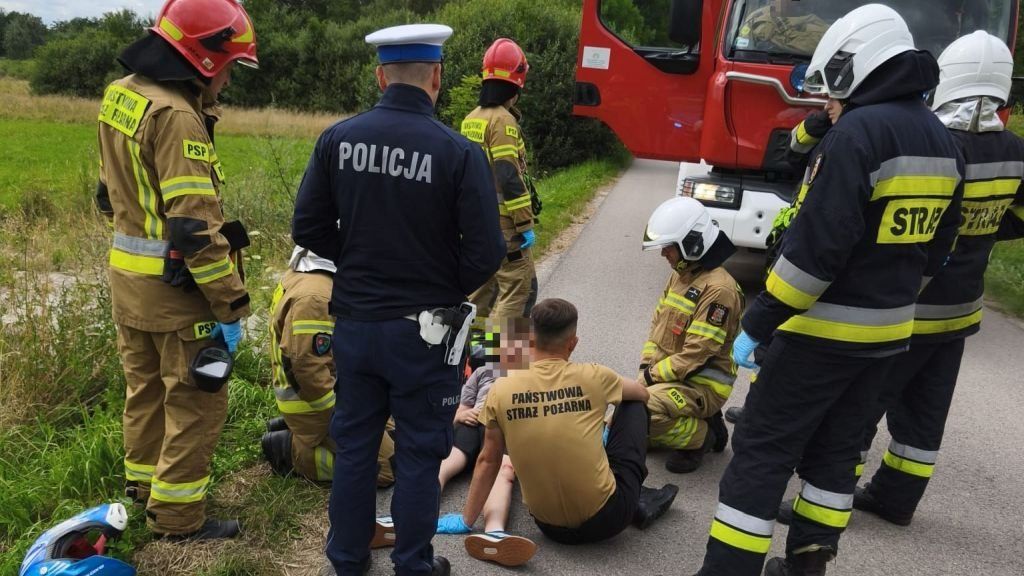 12-latek przewrócił się na hulajnodze elektrycznej