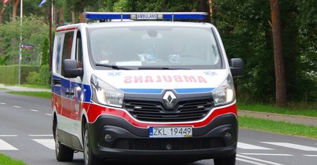 Wypadek na autostradzie A1. Ranne trzy osoby