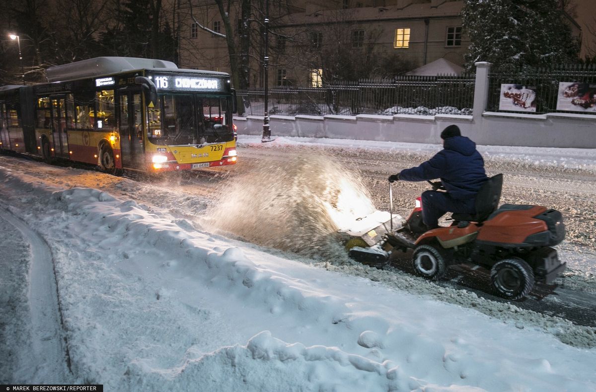 Pogoda. Atak zimy w Warszawie. Według prognoz długoterminowych szanse na ocieplenie są nikłe nawet do połowy marca