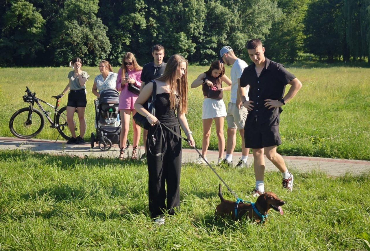 III Tarnobrzeska Jamnikówka z rekordową frekwencją. Miłośnicy jamników spotkali się w Tarnobrzegu. Zobacz zdjęcia