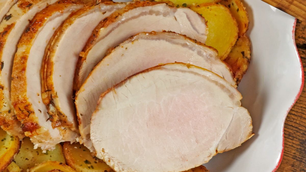 Schab pieczony w herbacie