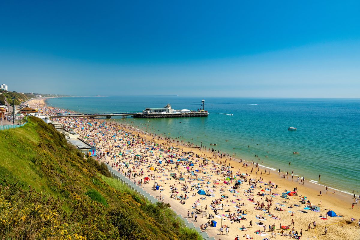 Plaża w Bournemouth 