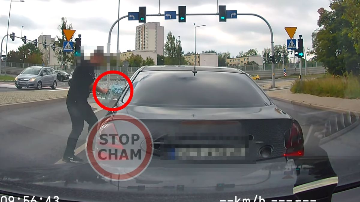 Szokujące sceny w Poznaniu.