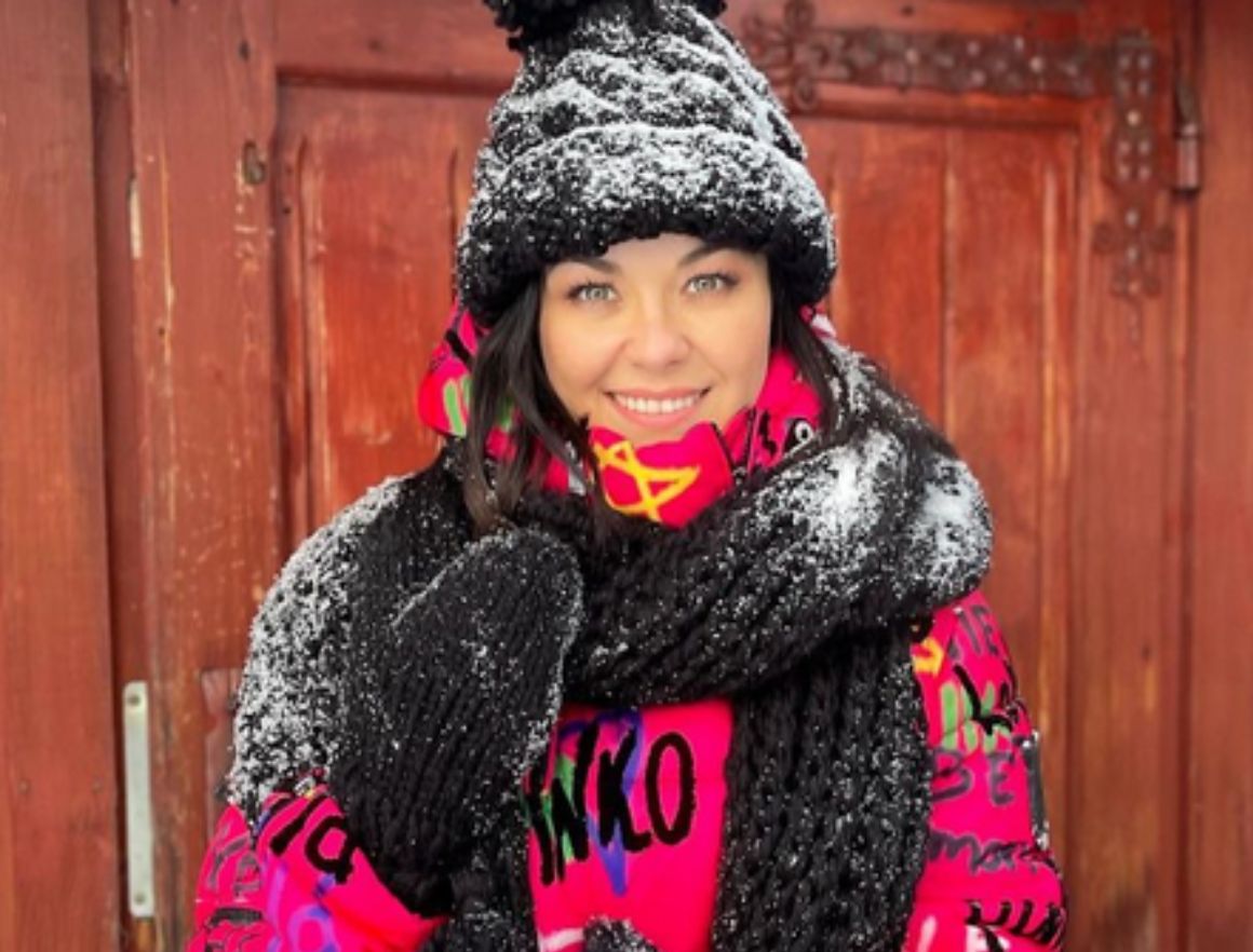 Katarzyna Cichopek w zimowej stylizacji 