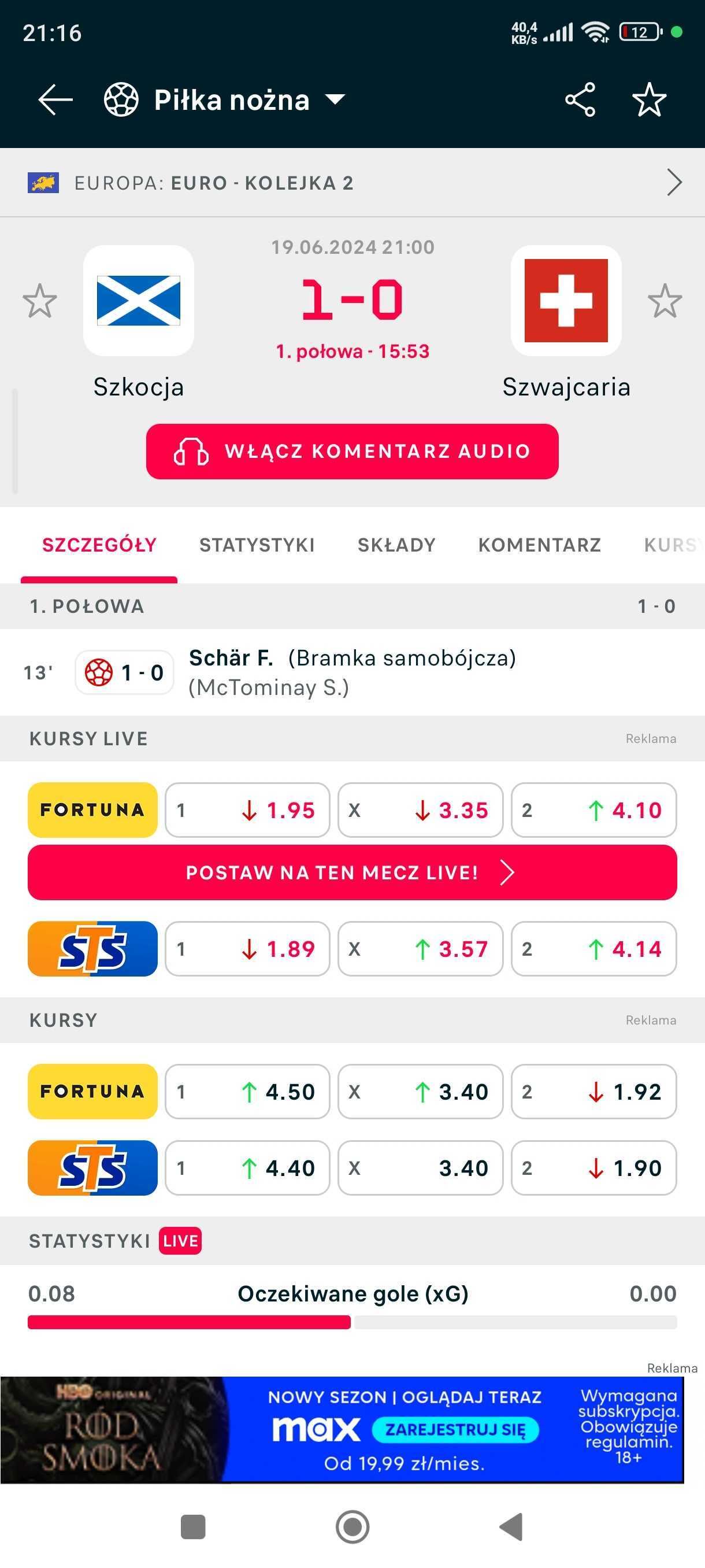 Flashscore - wyniki na żywo