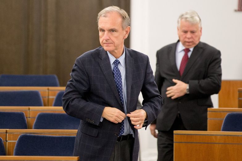 Senator Bogdan Klich i wicemarszałek Senatu Bogdan Borusewicz