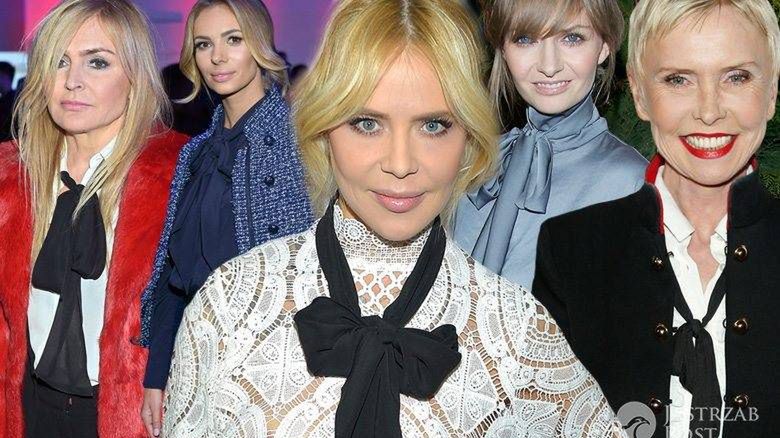 Gwiazdy w bluzkach z kokardą