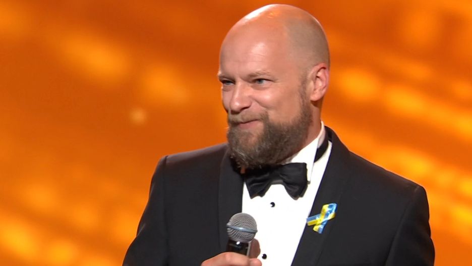 Maciej Stuhr podczas gali Orłów 2022 miał mocne wejście 