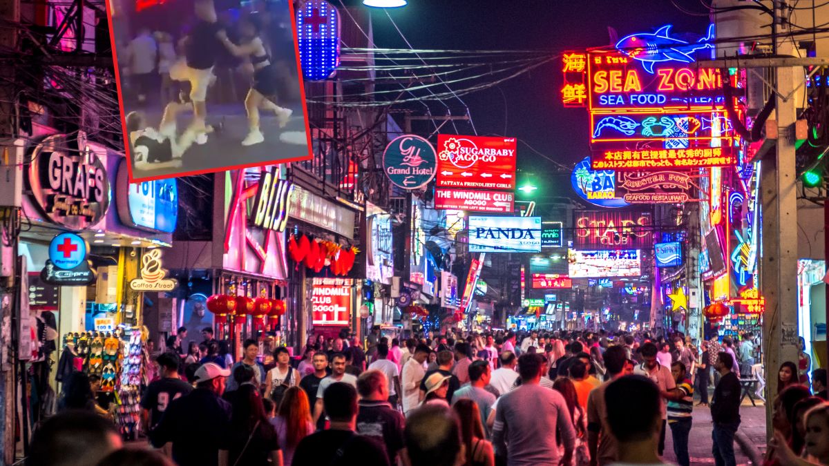 Bójka w tajlandzkim mieście Pattaya