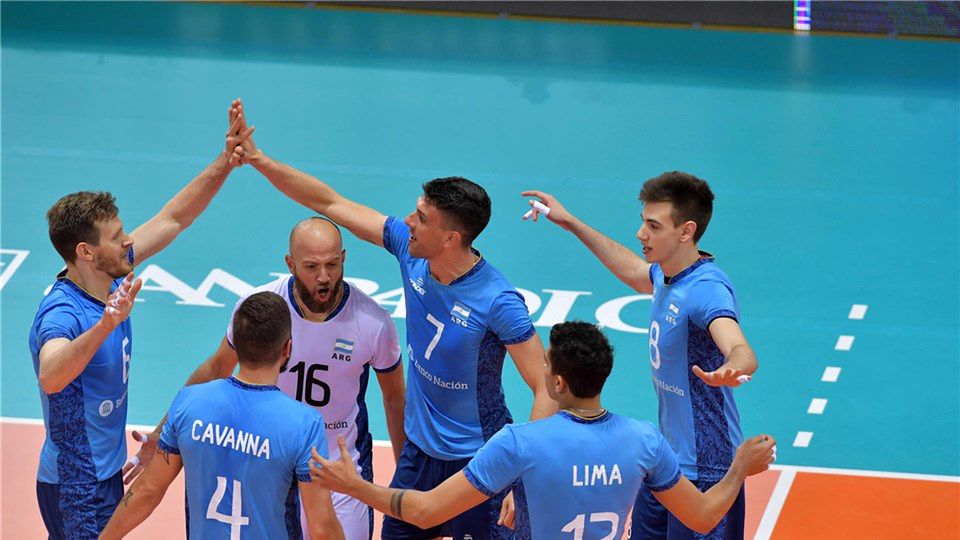 Materiały prasowe / FIVB / Na zdjęciu: reprezentacja Argentyny siatkarzy