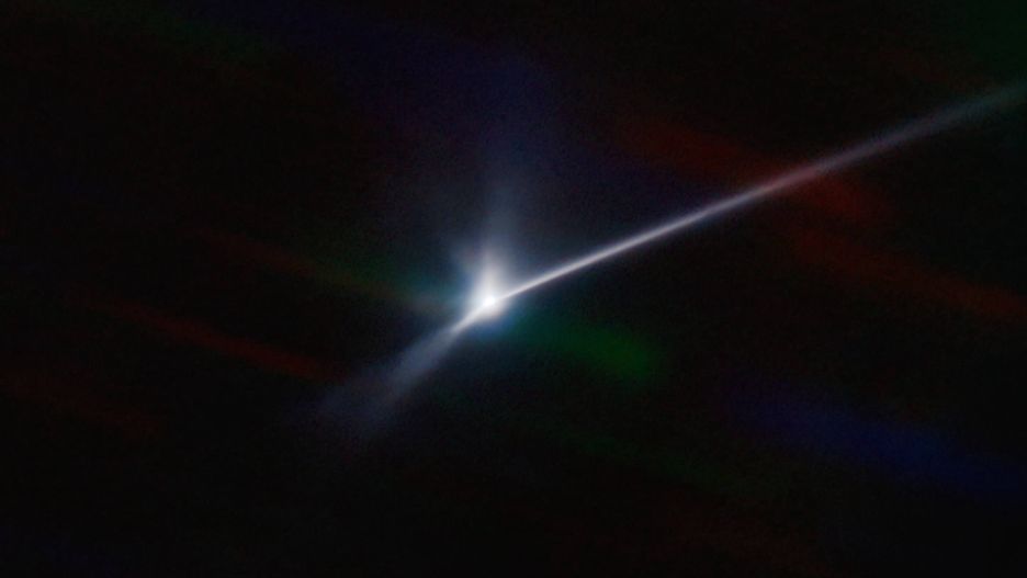 Teleskop SOAR uchwycił ogon gruzu po uderzeniu sondy DART w asteroidę
