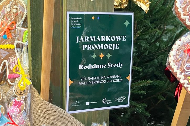 Promocja na pierniczki obowiązuje tylko w środę