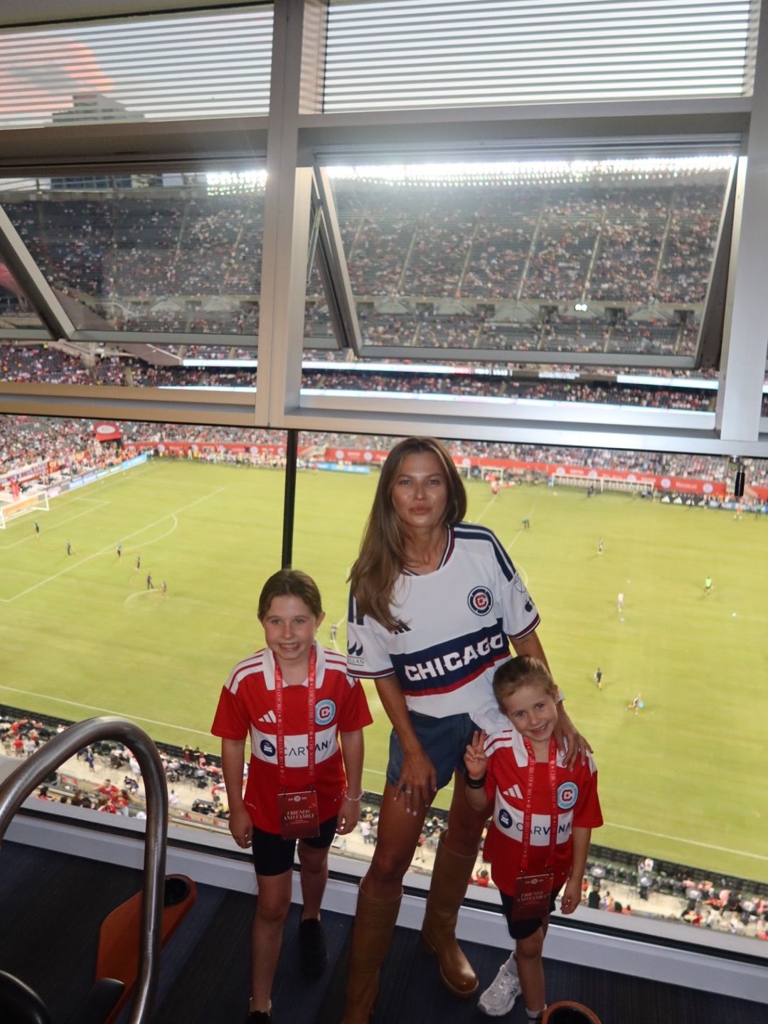 Anna Lewandowska z córkami