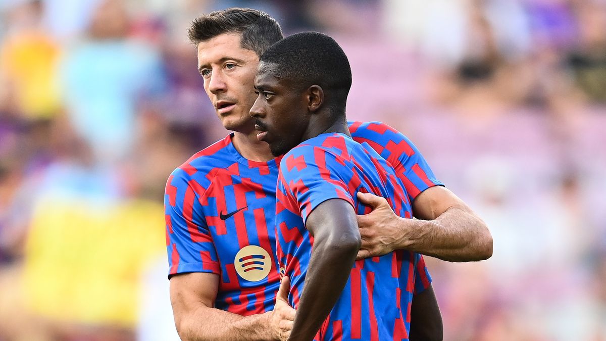 Robert Lewandowski i Ousmane Dembele