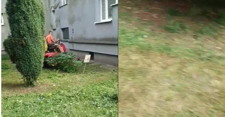 Pokazał filmik z koszenia trawy, w sieci szybko rozpętała się burza