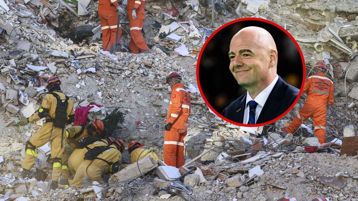 FIFA przeznaczy milion dolarów na rzecz ofiar trzęsienia w Turcji i Syrii