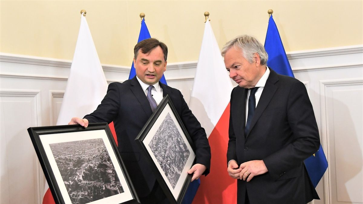 Spotkanie Zbigniewa Ziobry z Komisarzem UE ds. sprawiedliwości Didierem Reyndersem 