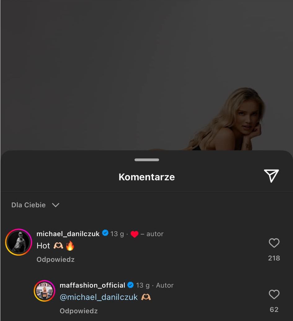 Maffashion wymienia komentarze z Michałem Danilczukiem