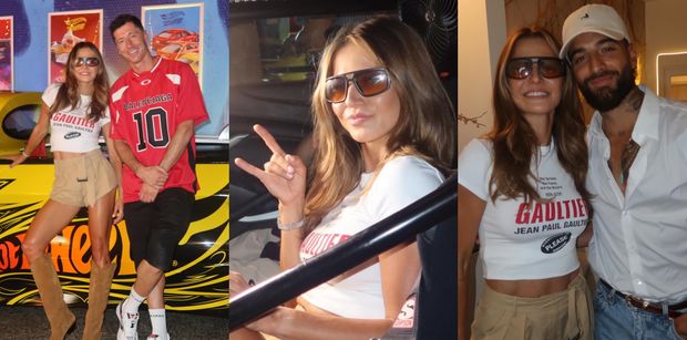 Lewandowscy na evencie w Los Angeles. Anna wyeksponowała zgrabne nogi i ŚCISKAŁA SIĘ Z MALUMĄ. Fajne mają życie? (ZDJĘCIA)