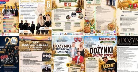 Dożynki i koncerty gwiazd w niedzielę, 6 września. Zenon Martyniuk, B.R.O, Czerwone Gitary, Defis